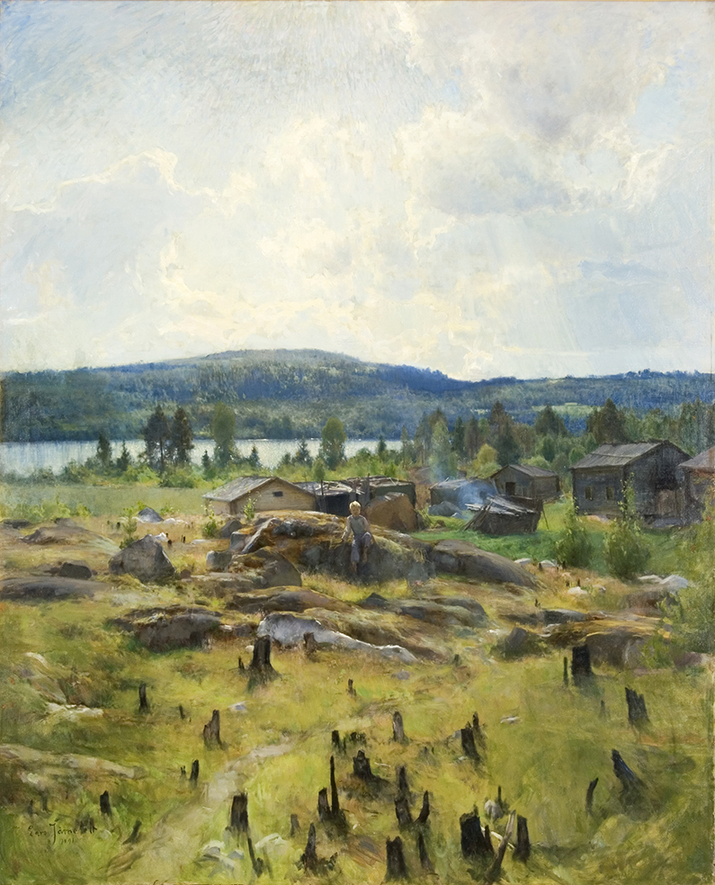 Eero Järnefelt, Heinäkuun päivä, 1891, Hämeenlinnan taidemuseo. Kuva: Reima Määttänen