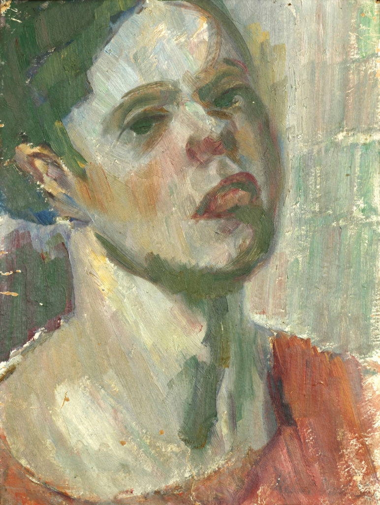 Helmi Vartiainen, Omakuva, 1917-1919, Hämeenlinnan taidemuseo.Kuva: Reima Määttänen.